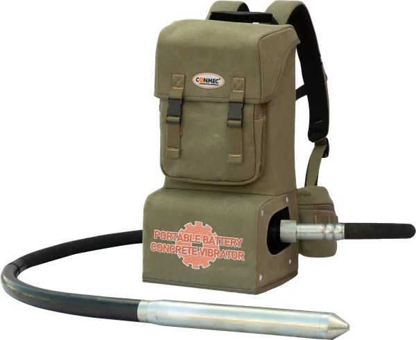 CONMEC CPV-E battery backpack concrete vibrator